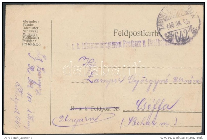 1918 Tábori Posta LevelezÅ‘lap / Field Postcard 'TP 642' - Autres & Non Classés