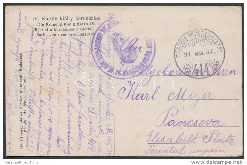 ~1917 Tábori Posta Képeslap / Field Postcard 'M.KIR. BUDAPESTI 30. ...' + 'TP 414' - Autres & Non Classés