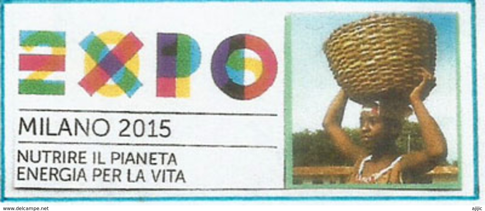 MALI. EXPO UNIVERSELLE MILAN 2015, Lettre Du Pavillon Du Mali, Avec Timbre Mali + Tampons Officiels (rare) - 2015 – Milaan (Italië)