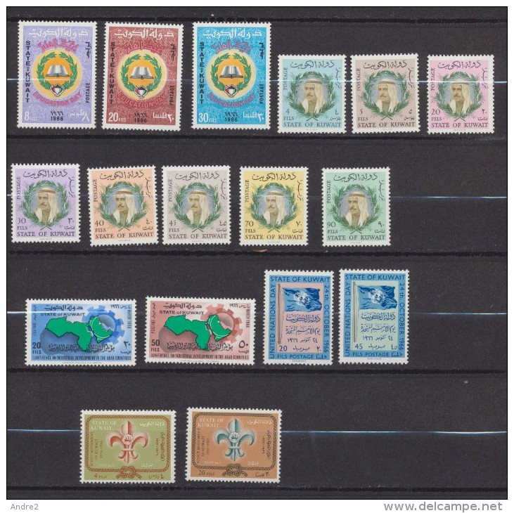 Kuwait 1966  Lot De Timbres  ***  MNH - Koweït