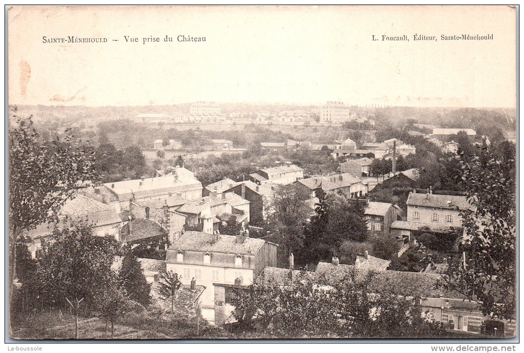 51 SAINTE MENEHOULD - Vue Prise Du Château. - Sainte-Menehould