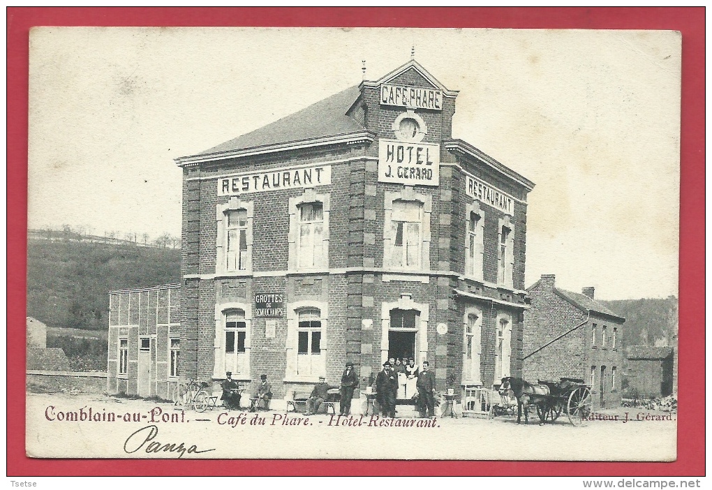 Comblain-au-Pont - Café Du Phare - Hôtel-Restaurant - 1904 ( Voir Verso ) - Comblain-au-Pont