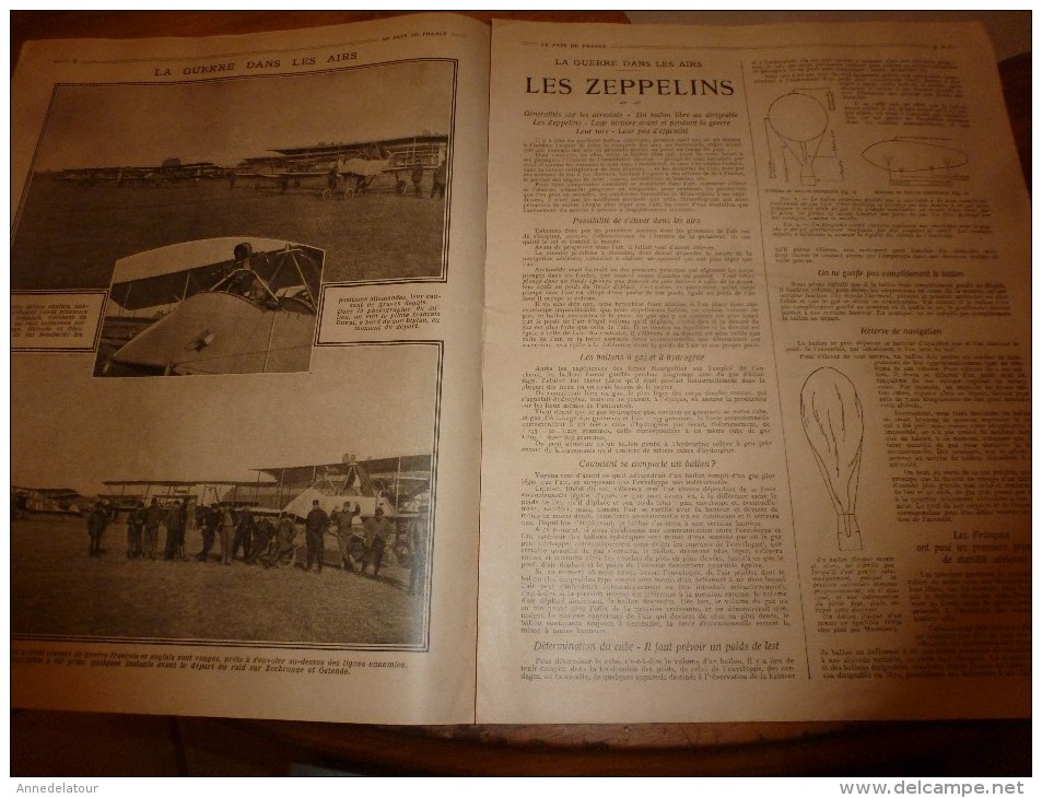 1915 LPDF: Mulets Et Traîneaux Chasseurs Alpins En Alsace; ZEPPELIN Descriptif+++;INDIAN CAVALRY+++;Espionnage Allemand - Autres & Non Classés