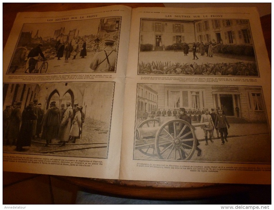 1915 LPDF: Mulets et traîneaux chasseurs alpins en Alsace; ZEPPELIN descriptif+++;INDIAN CAVALRY+++;Espionnage allemand