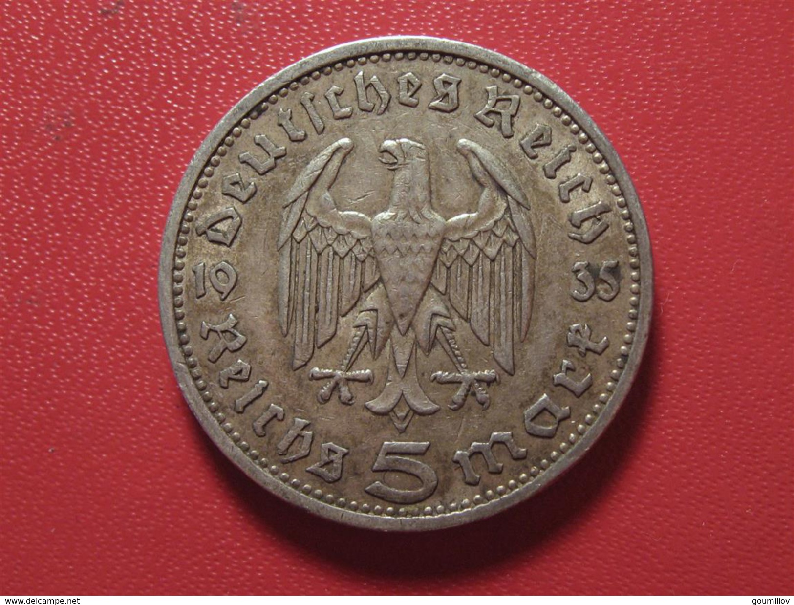 Allemagne - 5 Mark 1935 A 5786 - 5 Reichsmark