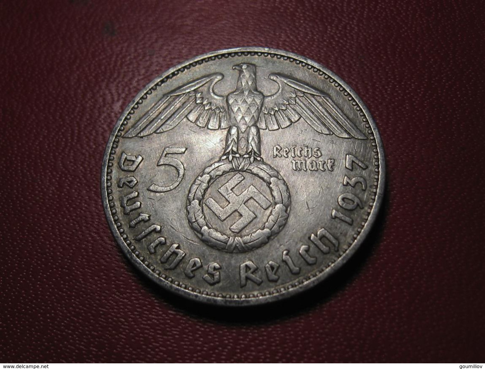 Allemagne - 5 Mark 1937 D 5802 - 5 Reichsmark