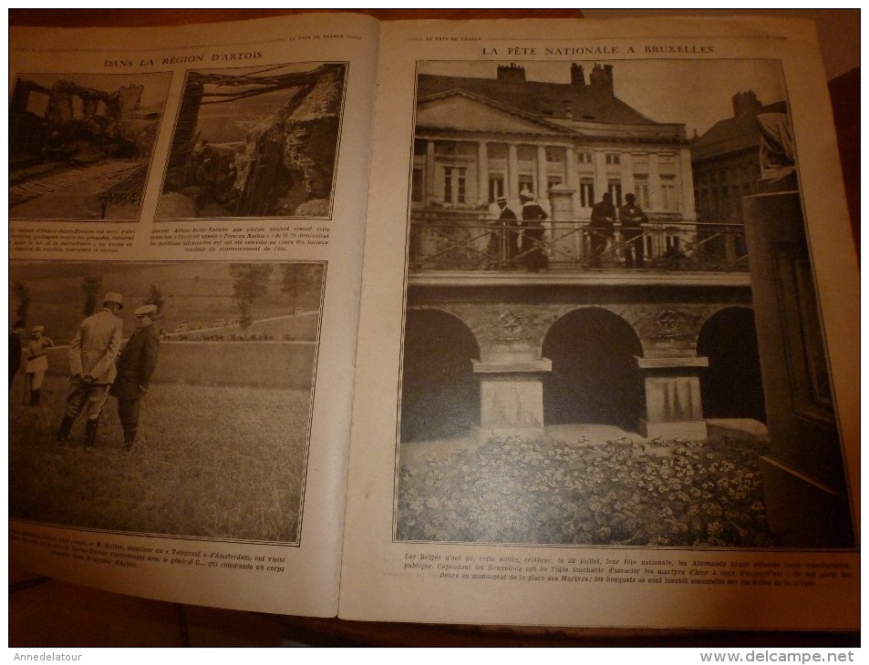 1915 LPDF:Bruxelles;Gellenoncourt;Héros Ital;Poilus-cycl-Haraucourt;Père Hilarion;LA SOUPE;Cheval-transformist;AVIATION - Autres & Non Classés