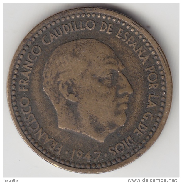 @Y@    Spanje   1 Peseta  1947     (3365) - 1 Peseta