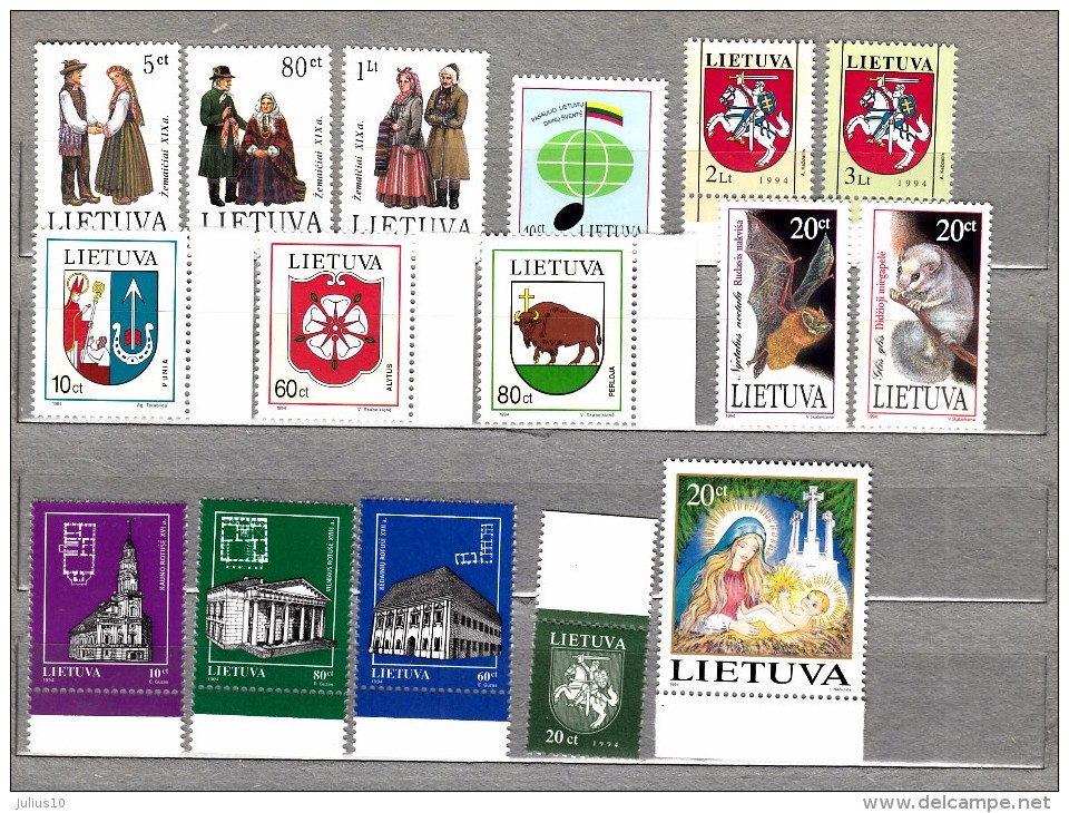 LITHUANIA LITAUEN LITUANIE 1990 &ndash; 1994 COMPLETE MNH (**) 6 Scans #20500 - Litauen