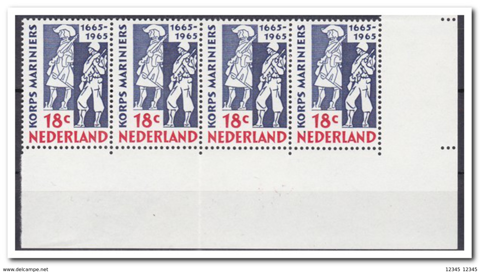 Nederland 1965, Postfris MNH, 855 PM2 - Errors & Oddities