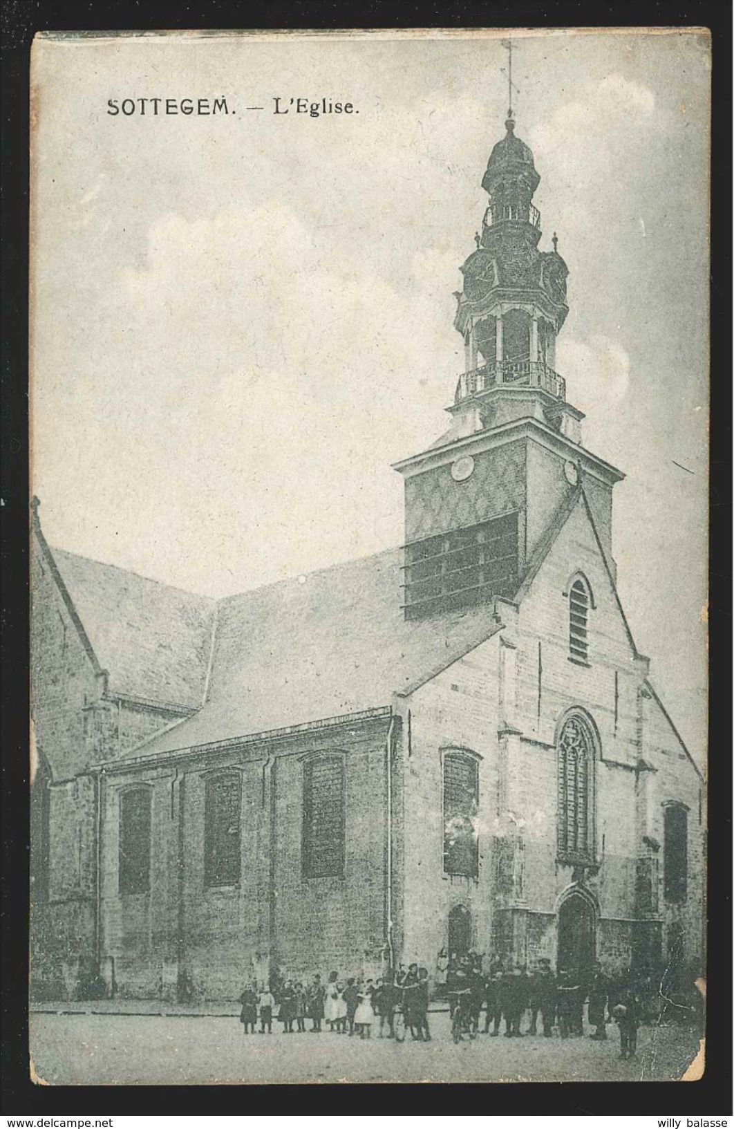 +++ CPA - ZOTTEGEM - SOTTEGEM - L'Eglise - Kerk - Carte Animée - PhoB   // - Zottegem