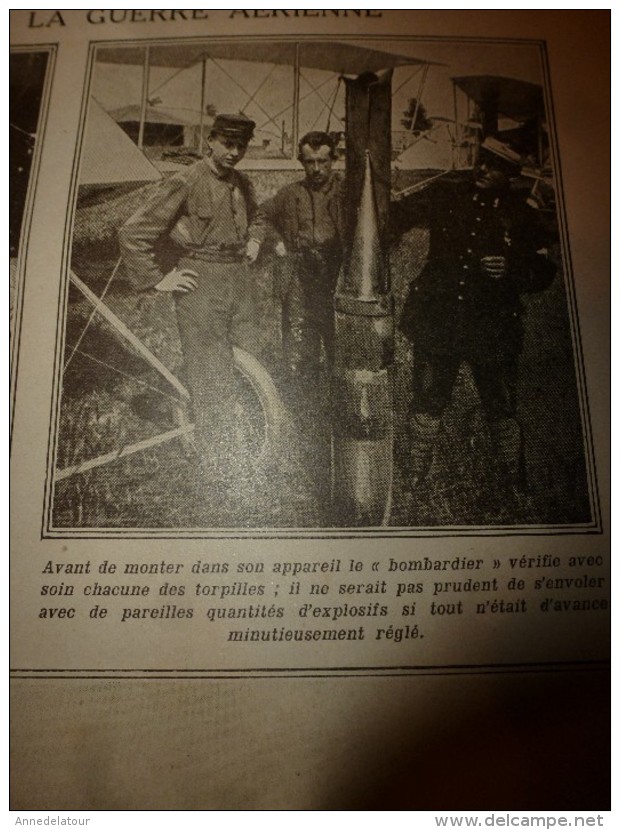 1915 LPDF:Tenue british aux belges;Obus par avion;Soldats-paysans-Hamonville;Marquage-prisonniers belges;Poilus-ravito