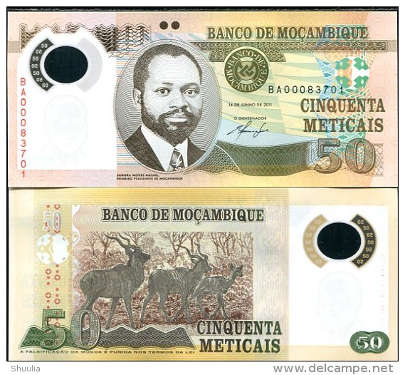 Mozambique 50 Meticais 2011  Pick 150 UNC - Mozambique