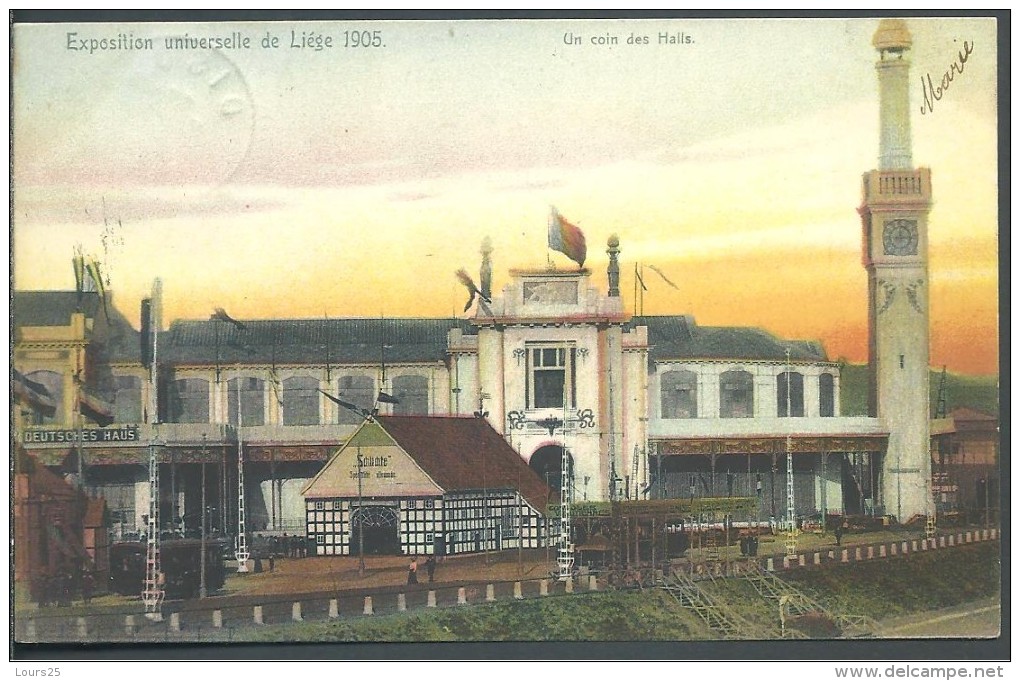 ! - Belgique - Liège - Exposition De 1905 - Un Coin Des Halls - Liege
