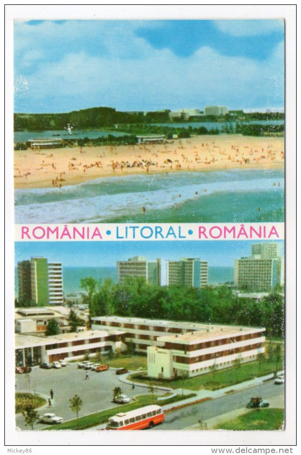 Roumanie--Litoral-IHR Mangalia--Statiunea Jupiter-Paja Paradis-Hotel Tismana--éd CP CS - Rumania