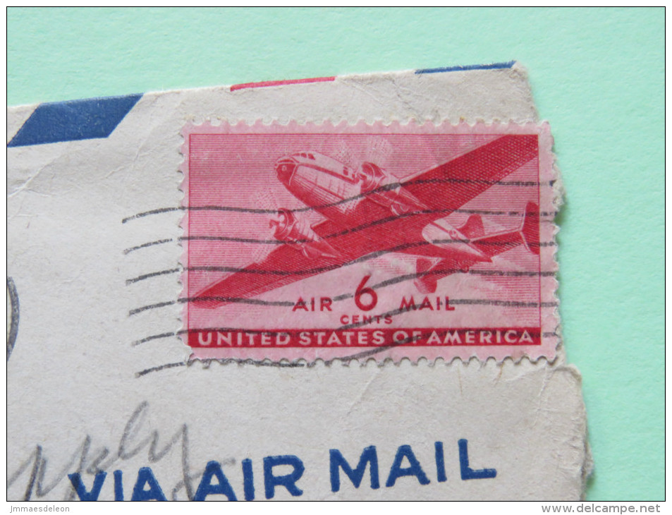 USA 1945 Cover Longmont To A.P.O. N.Y. - Plane - Briefe U. Dokumente