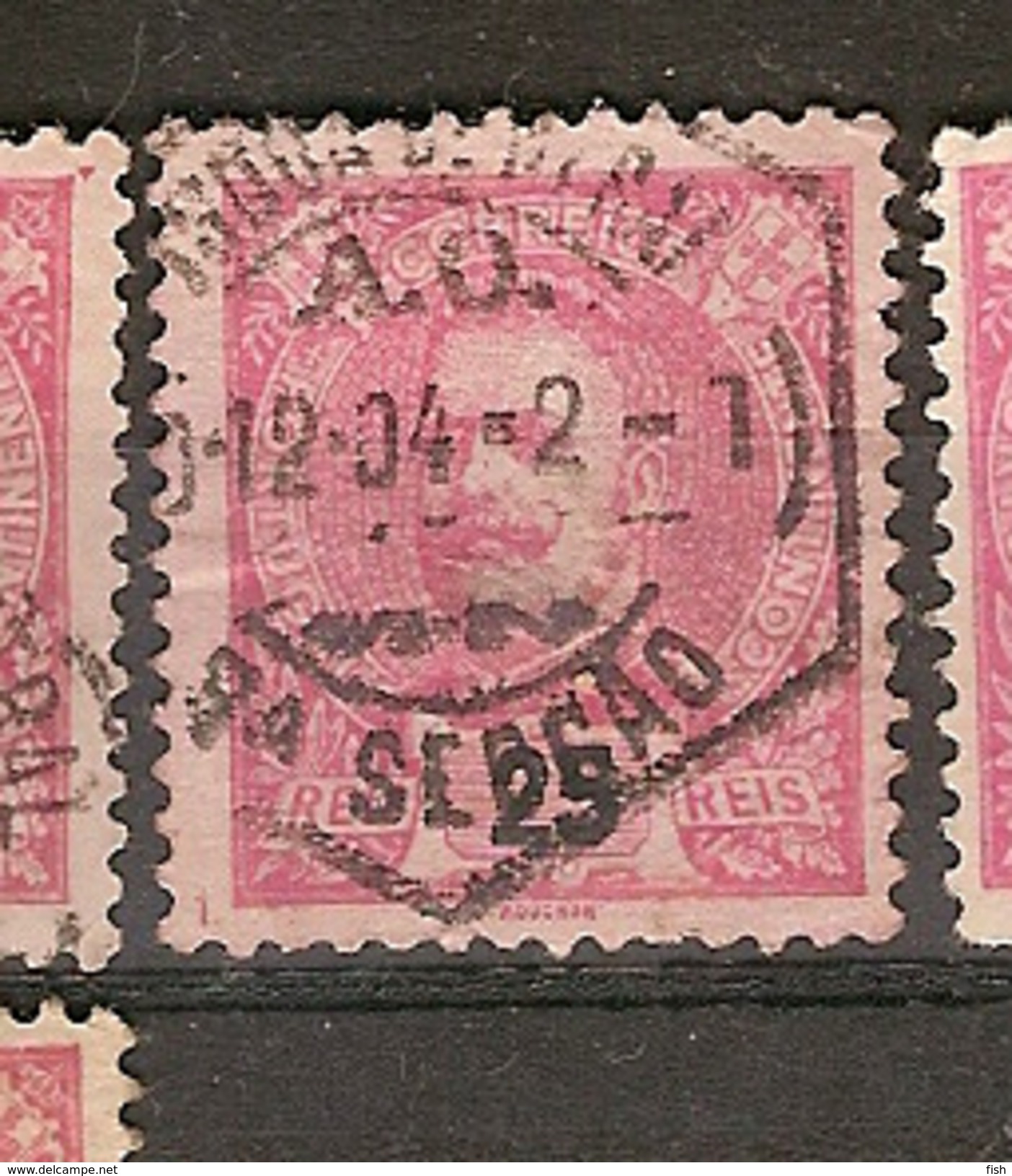 Portugal & Marcofilia D. Carlos I, 1898-05 Lisboa (141)0005 - Gebraucht