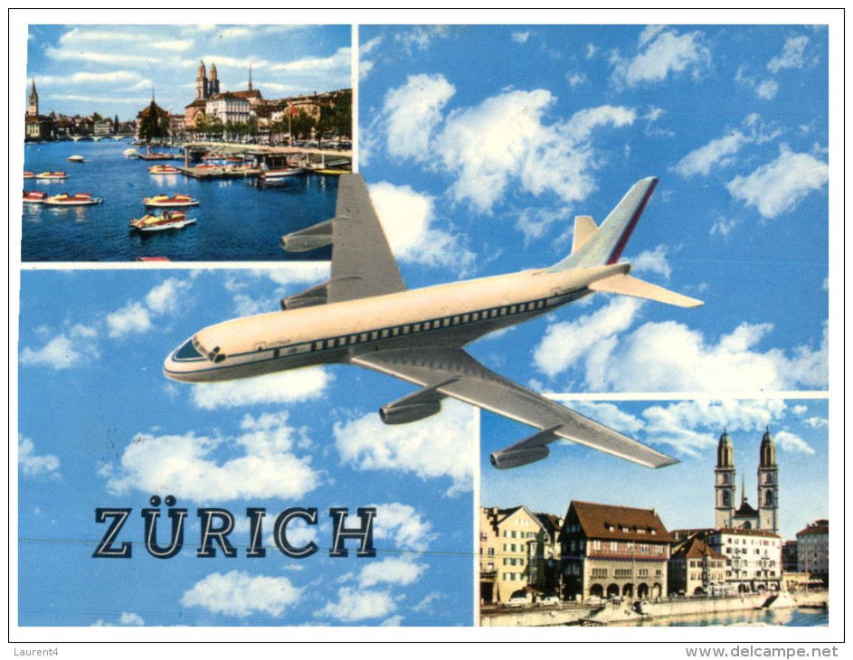 (ORL 630) Switzerland - Zürich & Aircraft - Avion - 1946-....: Moderne