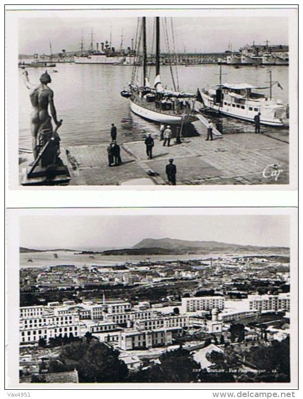 N  TOULON EN 1940 LOT DE 5 CARTES   ****    A   SAISIR  ***** - Toulon