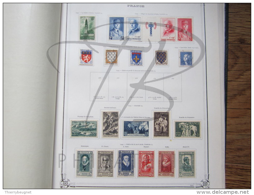 BELLE COLLECTION FRANCE 1853 - 1960 , X + OBLITERES , VENDUE A - DE 10 % DE LA COTE !!!