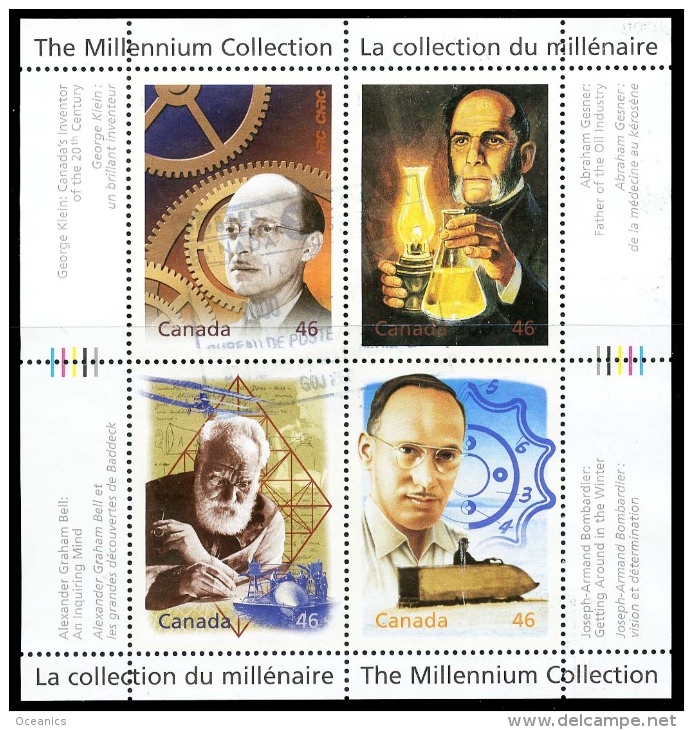 Canada (Scott No.1832 - Collection Du Millénaire / The Millennium Collection) (o) Bloc - Gebraucht