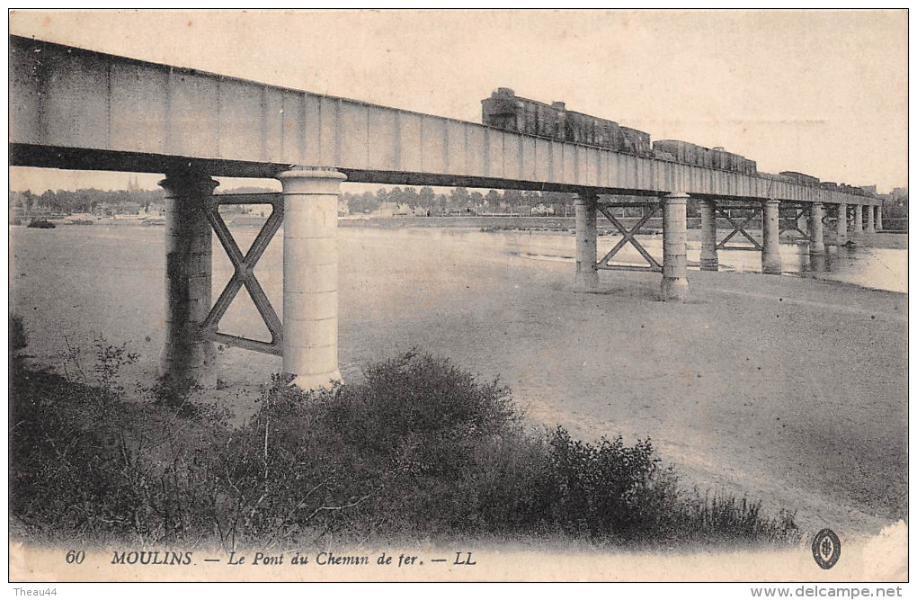 ¤¤  -   60  -   MOULINS   -   Le Pont Du Chemin De Fer   -   Train    -   ¤¤ - Moulins