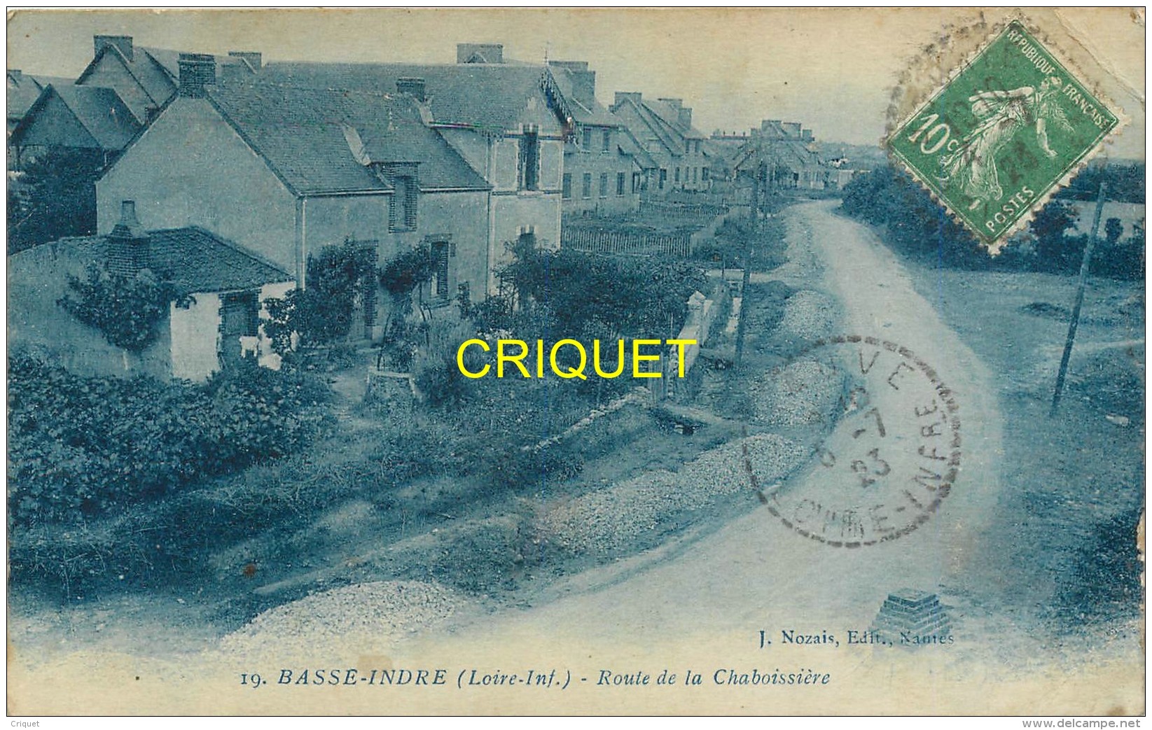 44 Basse Indre, Route De La Chaboissière,  Carte Pas Courante - Basse-Indre