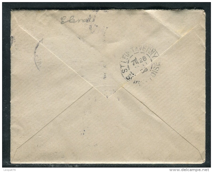 Tunisie - Enveloppe ( Avec Contenu ) De Tunis Pour St Leu En 1906 , Affranchissement Bicolore   Réf O 273 - Briefe U. Dokumente