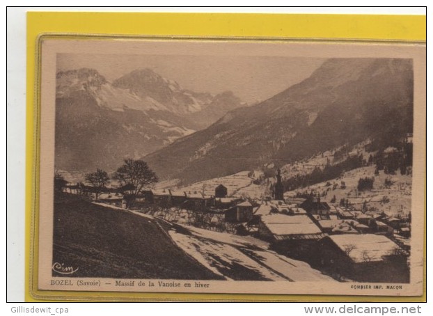 - BOZEL - Massif De La Vanoise En Hiver - Bozel