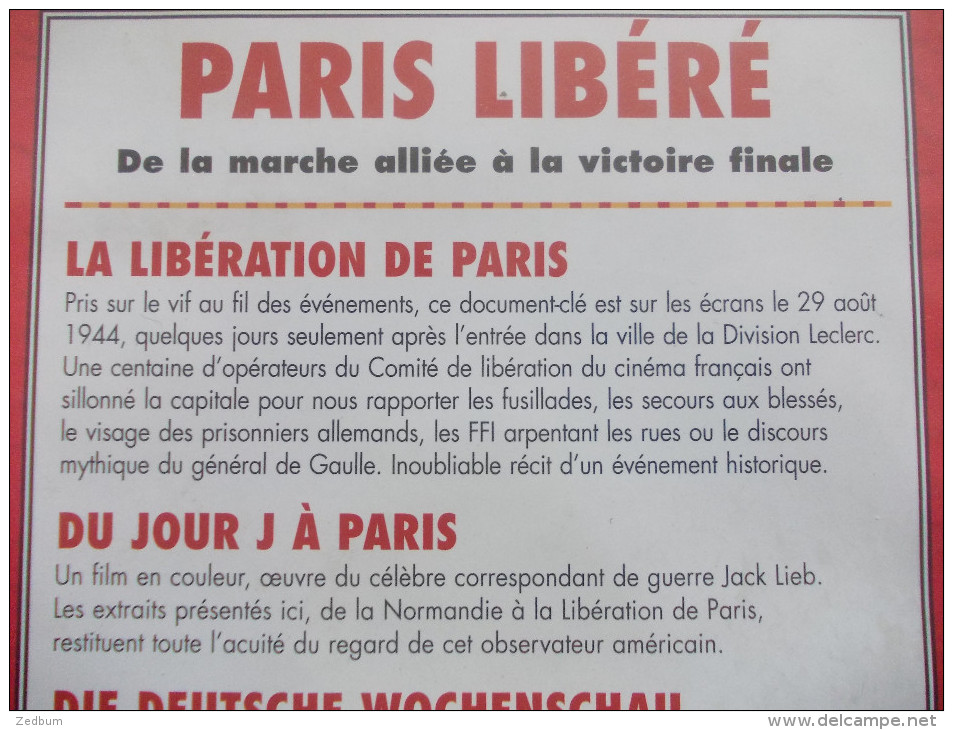 DVD - REPORTAGES DE GUERRE 1939-1945 PARIS LIBERE De La Marche Alliée à La Victoire Finale - Documentari