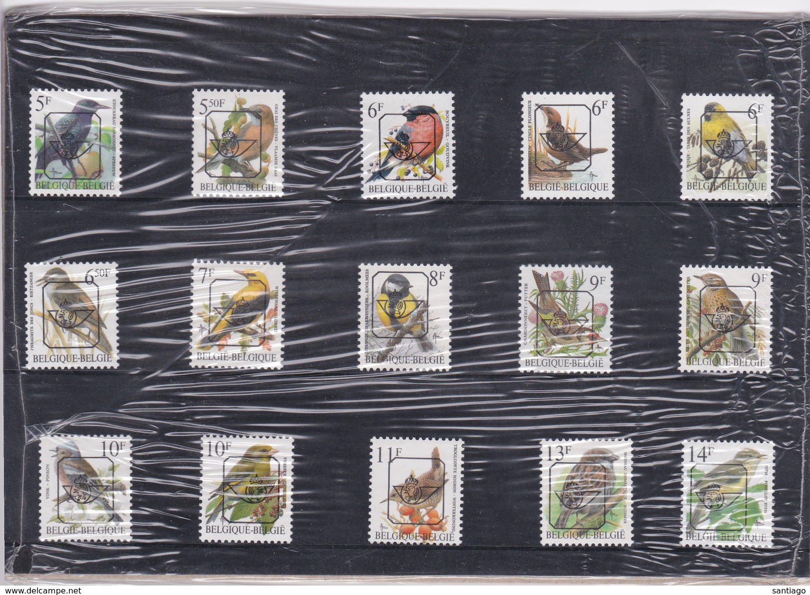 Restverzameling PREO'S  VOGELTJES Van BUZIN / Aldus Door De Posterijen Te Koop Aangeboden / Recto -verso / RR... - Typos 1986-96 (Oiseaux)