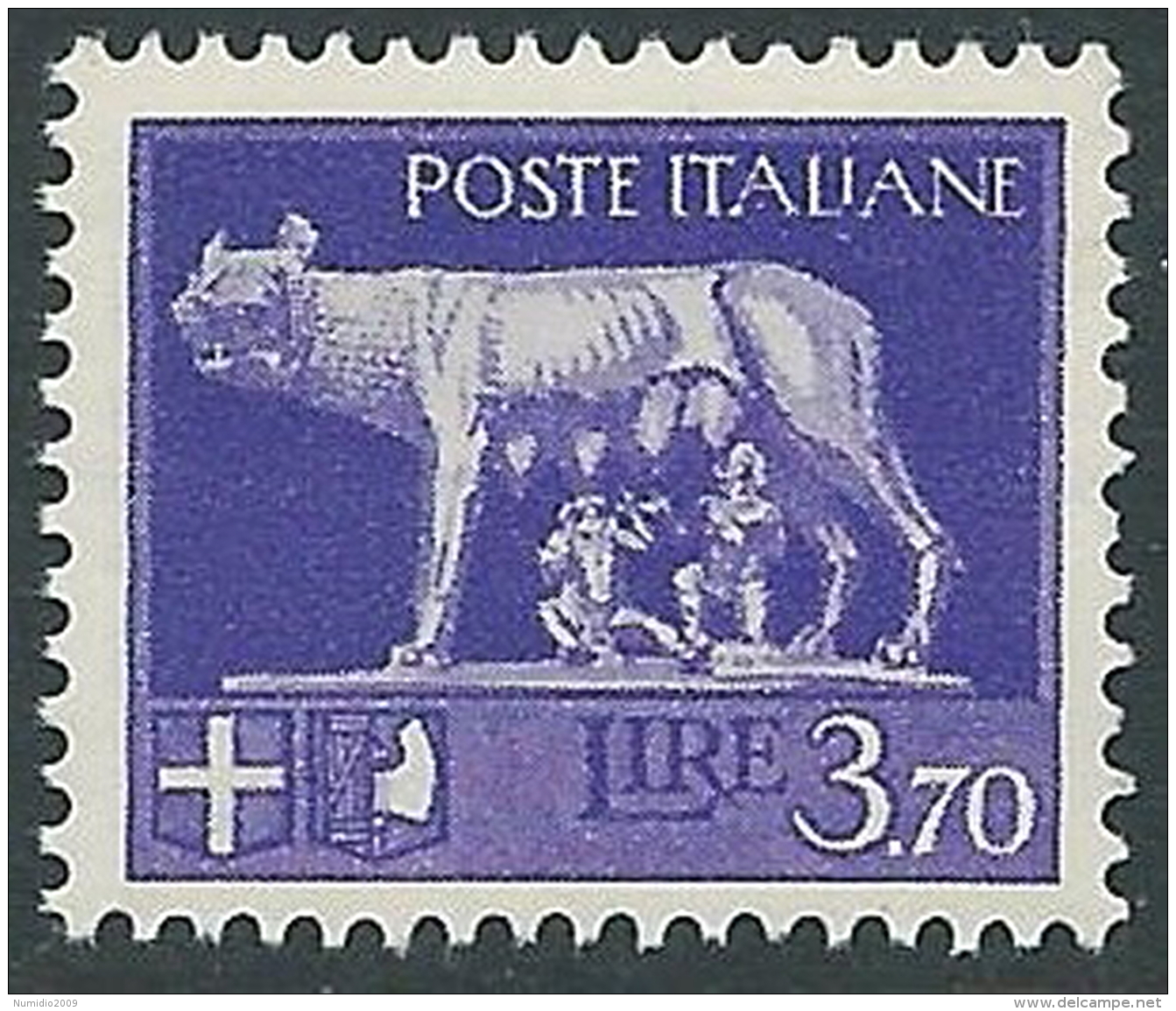 1929-42 REGNO LUPA 3,70 LIRE MNH ** - CZ36-6 - Ungebraucht