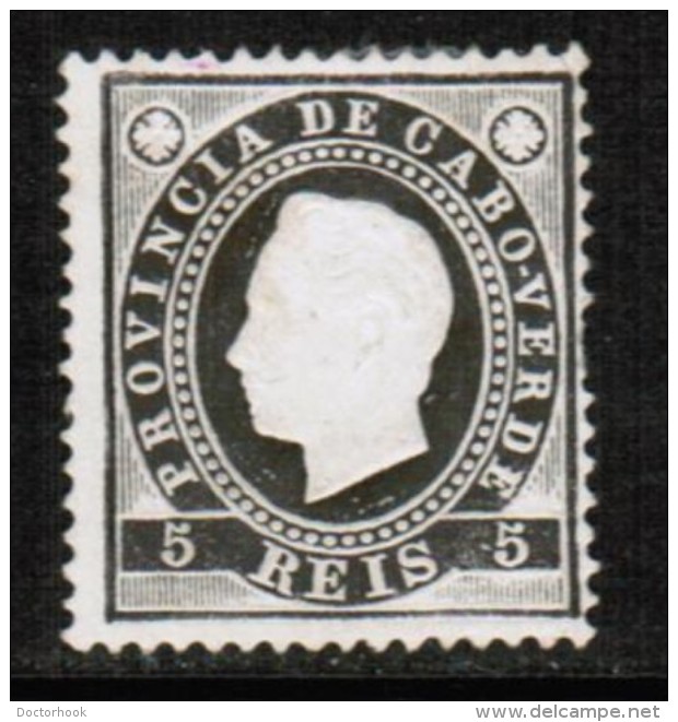 CAPE VERDE   Scott # 15* VF MINT HINGED(FAULT) - Isola Di Capo Verde