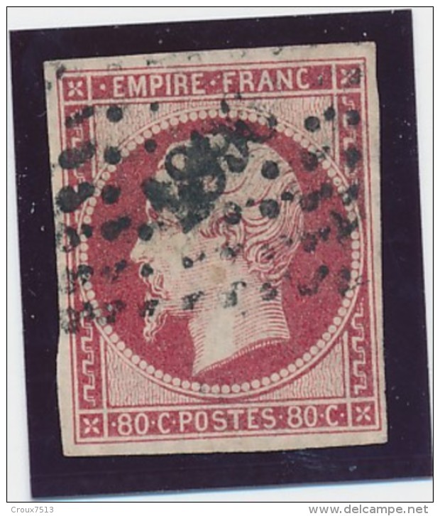 Empire ND N° 17 Carmin TB. - 1853-1860 Napoléon III.