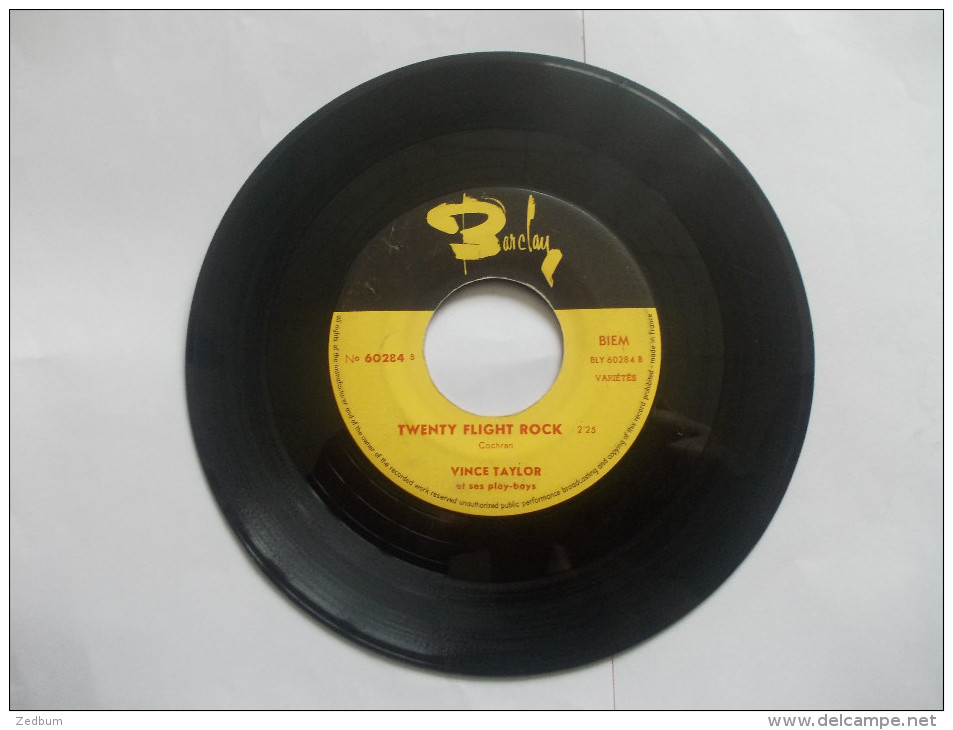 45T - VINCE TAYLOR C´mon Everybody Twenty Flight Rock - Rock