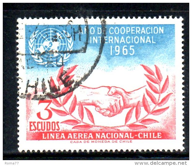 T1243 - CILE , Posta Aerea  Yvert N. 234  Usato - Chile