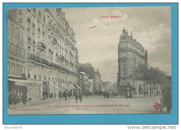 CPA 1148 - Rue Du Rendez-Vous Et Bld Picpus Collection FLEURY (XIIème) - Paris (12)