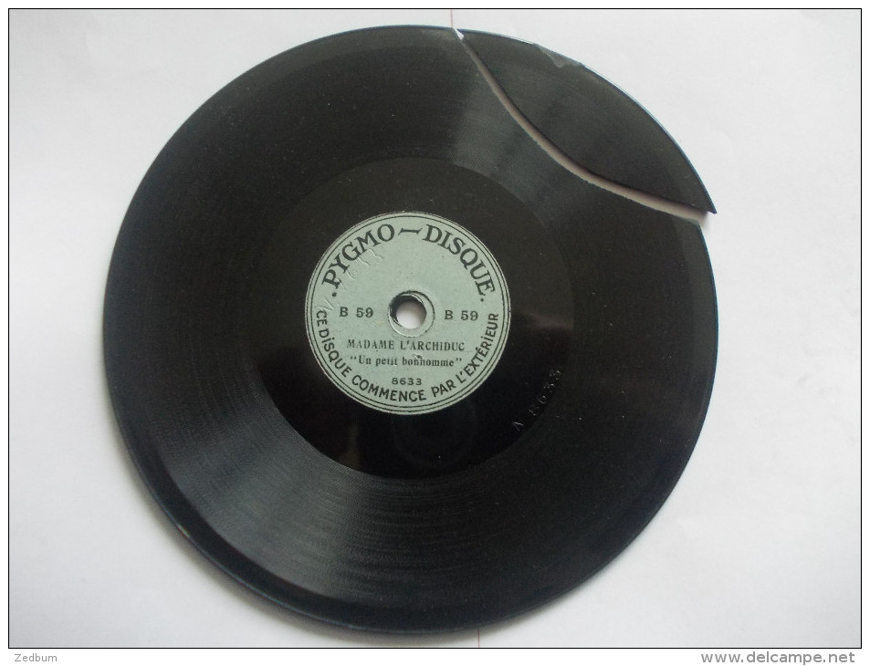 78T - Petit Format - Les Cents Vierges Madame L'archiduc Un Petit Bonhomme - 78 Rpm - Schellackplatten