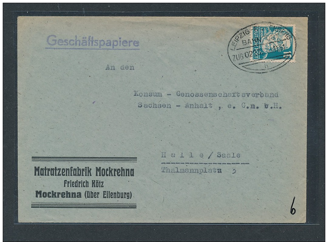 Bahnpost - Stempel Beleg   ( G3779  ) Siehe Foto - Sonstige & Ohne Zuordnung