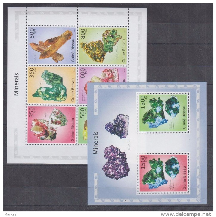 A13 Guinea-Bissau - MNH - Minerals - 2010 - Mineralien