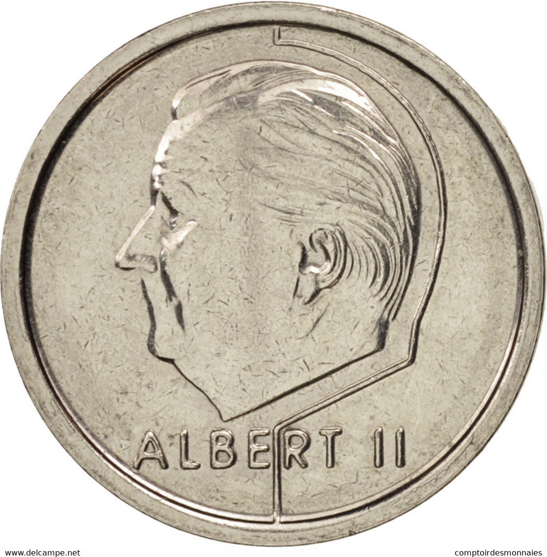 Monnaie, Belgique, Albert II, Franc, 1994, TTB+, Nickel Plated Iron, KM:188 - 1 Franc