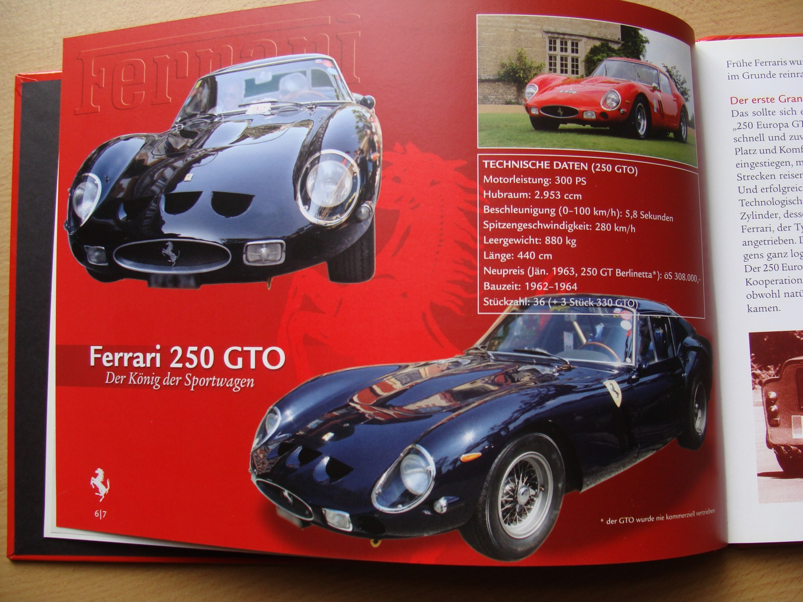 Austria pws 2008 - Italianische Sportwagen 38 page markenbuch with 8 MNH stamps depicting cars Ferrari Alfa Romeo Lancia