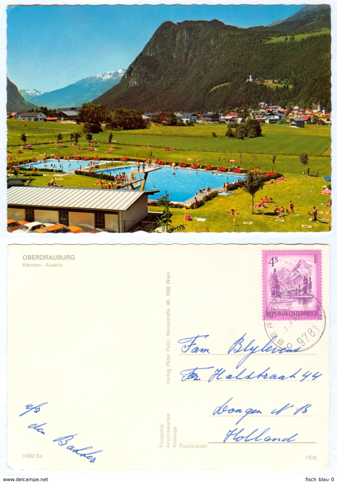 AK Kärnten 9781 Oberdrauburg Schwimmbad Freibad Badeanstalt Schwimmbecken Bad Verlag Peter Fenz Österreich Oberkärnten - Oberdrauburg