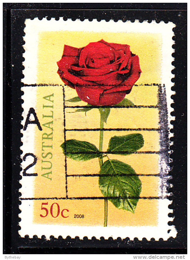 Australia Used Scott #2771 50c Red Rose - Oblitérés