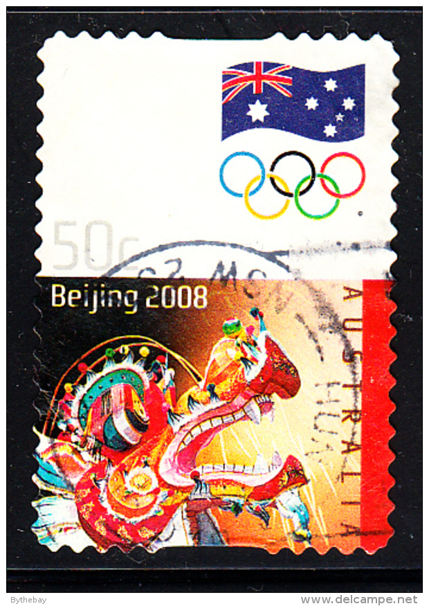 Australia 2008 Used Scott #2885 50c Chinese Dragon - 2008 Summer Olympics - Used Stamps