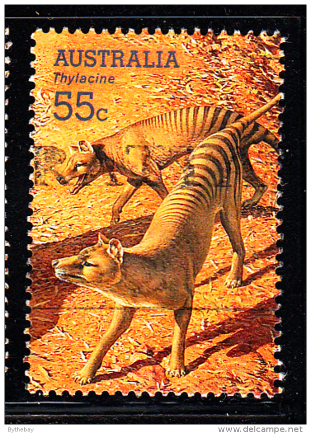 Australia 2008 Used Scott #2978 55c Thylacine - Large Extinct Animals - Oblitérés