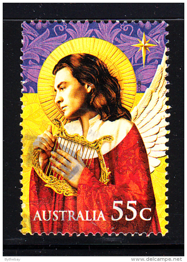 Australia 2008 Used Scott #2988 55c Angel - Christmas - Oblitérés