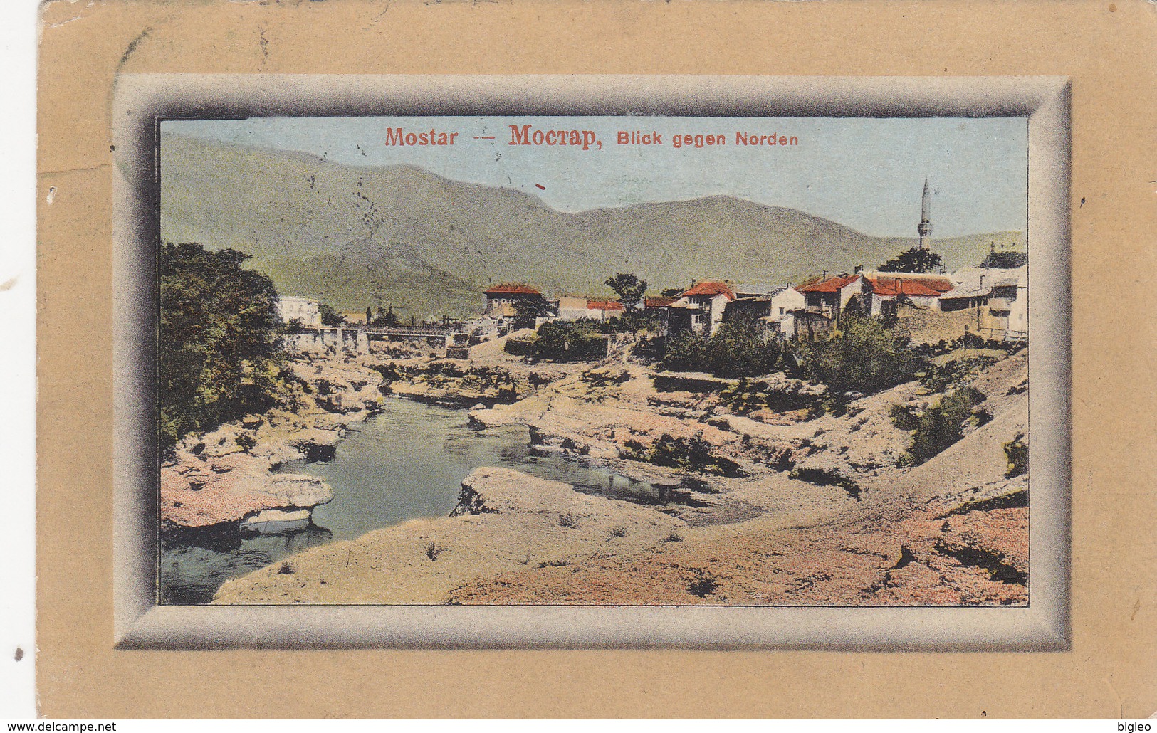 Mostar - Blick Gegen Norden - 1913      (PA-1-110805 - Bosnia Y Herzegovina