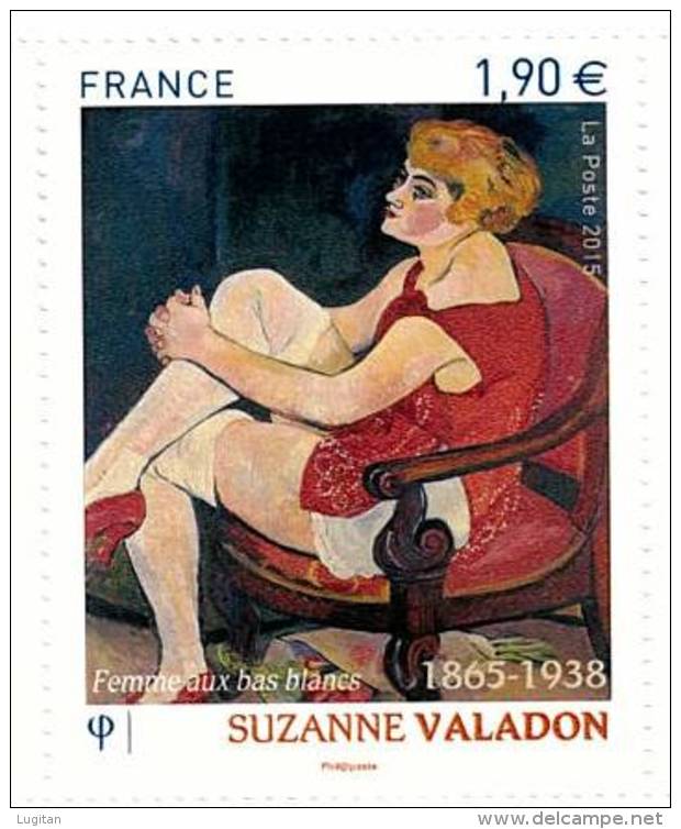 FRANCIA ARTE - SUZANNE VALADON - ANNO 2015 - FRANCIA QUADRI - ART DE FRANCE - 1865-1938 - Unused Stamps