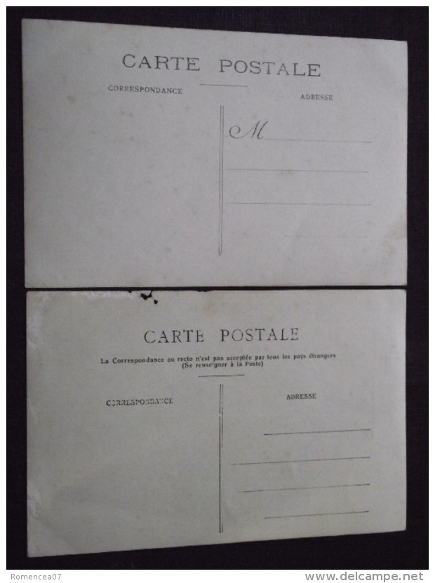 JEUNES MARIES - Lot De 2 Cartes-photos - Vers 1910 - Mariage, Noces - Non Voyagées - A Voir ! - Noces